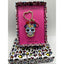 Betsey Johnson White Sugar Skull Jeweled Charm Keychain Bag Charm Day of Dead