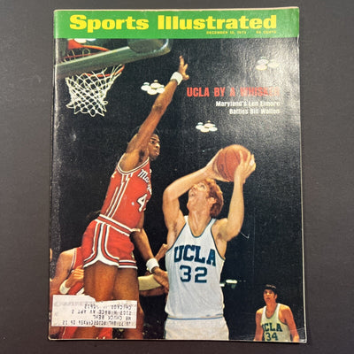 Sports Illustrated December 10, 1973 UCLA BY A WHISKER Len Elmore & Bill Walton