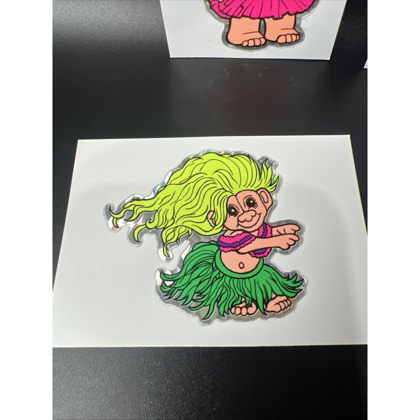 4 Vintage 1990s Prism Trolls Stickers Decal Russ Troll Collectible New
