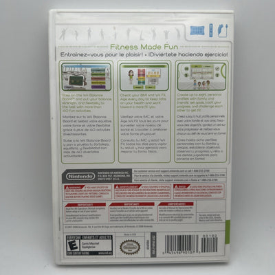 Wii Fit (Nintendo Wii, 2008) Video Game Used With Case And Manual