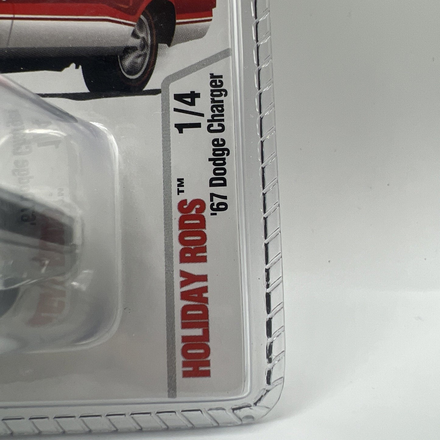 Hot Wheels 2004 Holiday Rods Series White Green 1967 Dodge Charger 67 Larry Wood