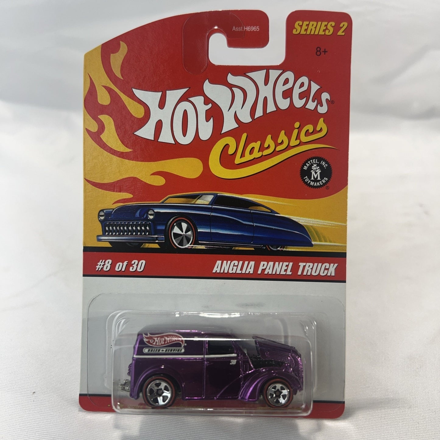 Hot Wheels Classics Series 2 Anglia Panel Truck #8 of 30 Purple Pink Super Rare