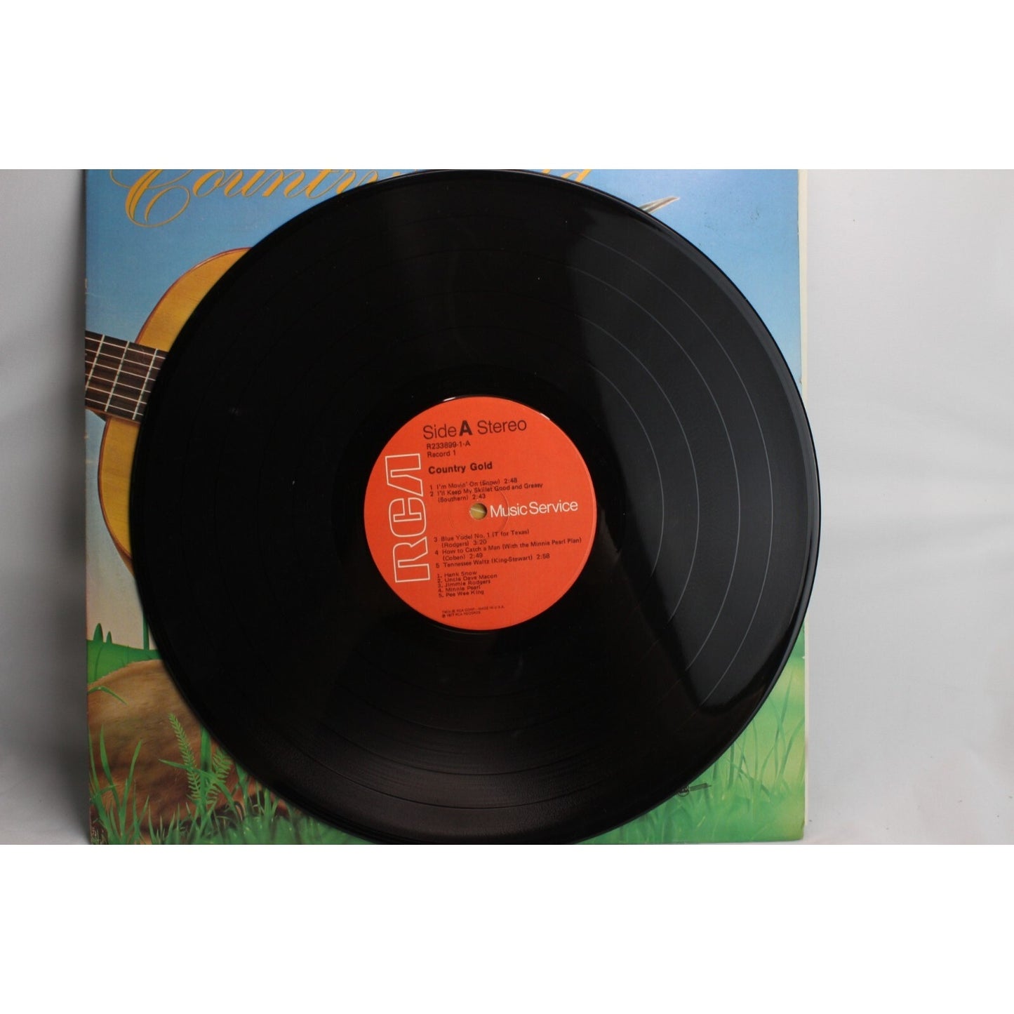 Country Gold Vinyl Record Used