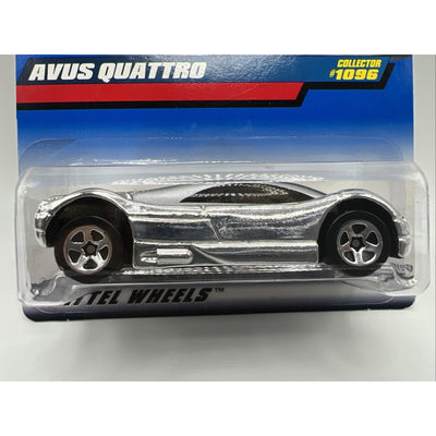 1998 Hot Wheels Mainline/Collector #1096 AVUS QUATTRO Chrome 5 Spokes Silver