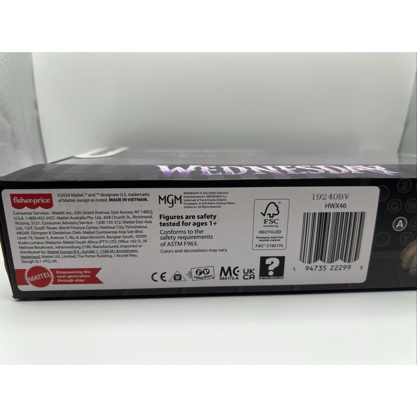 Fisher Price Little People Collector WEDNESDAY Netflix Series Brand New