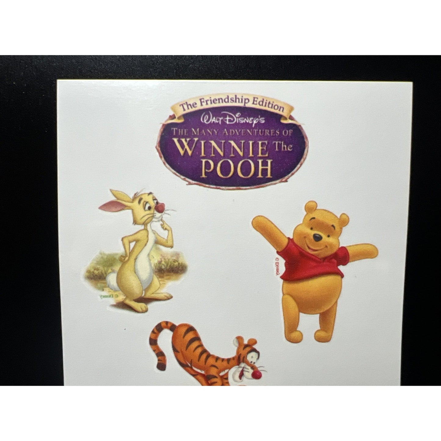Vintage Walt Disney Winnie the Pooh Temporary Tattoos Friendship Edition 5ct