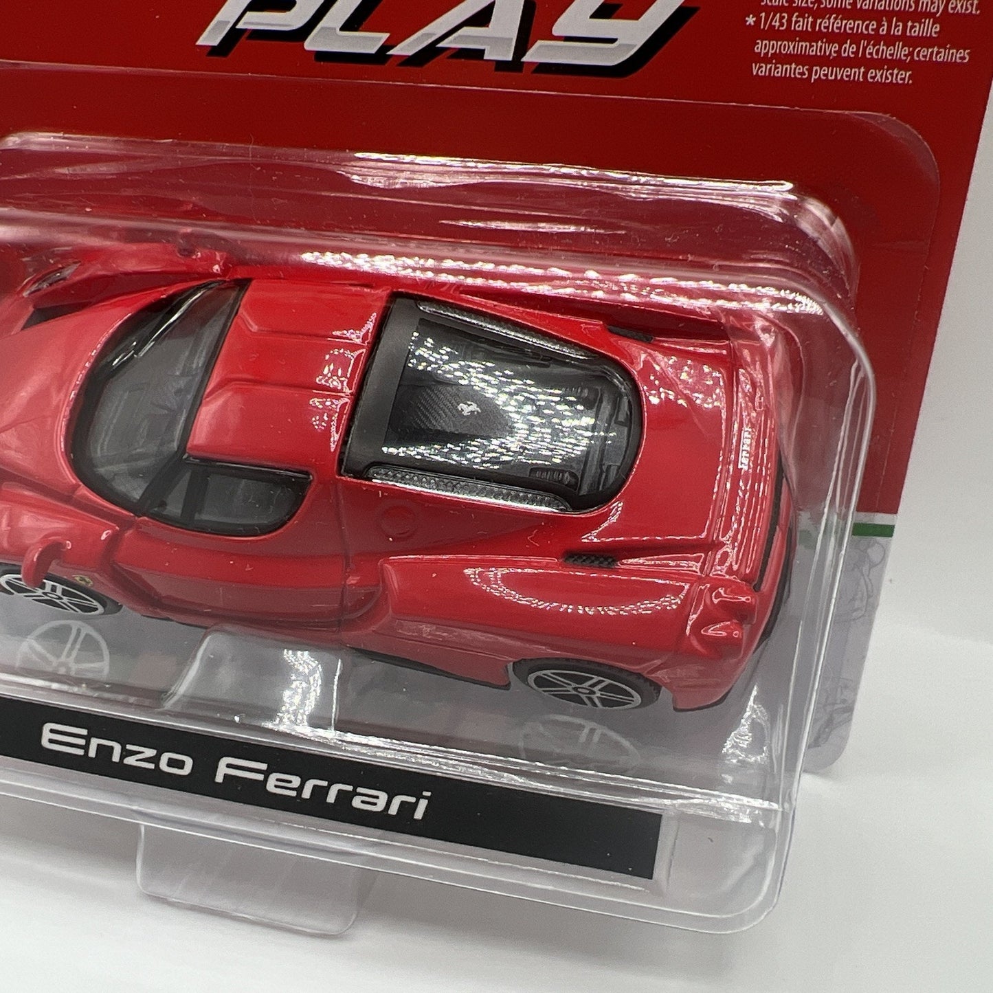 Burago 1/43 Race and Play Enzo Ferrari Red Rare Die Cast Car Toy Model