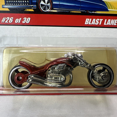 Hot Wheels Classics Series 2 Blast Lane #26 Of 30 Red Orange Rare color Die cast