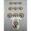 NFL Pittsburgh Steelers Temporary Tattoo Pack Of 10 Face Body Tattoos Football