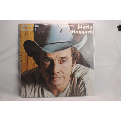 Merle Haggard Back to the Barrooms Vinyl Record Used