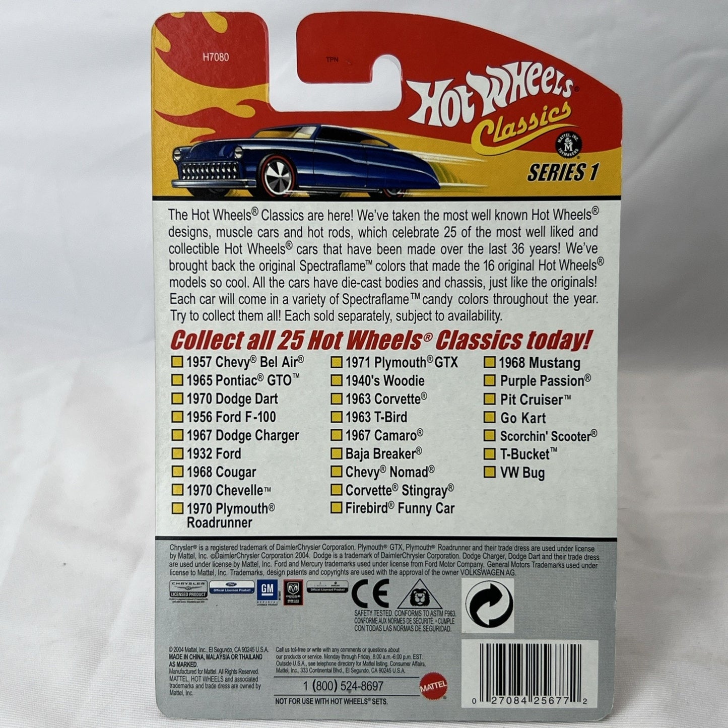 Hot Wheels Classics series 1 Baja Breaker In Pink Rare Color Die Cast #15 Of 25