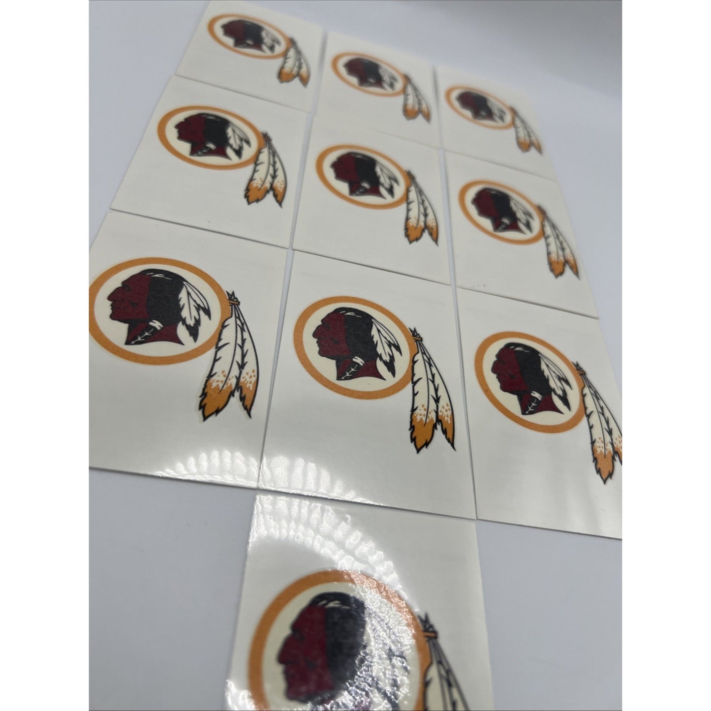NFL Washington Redskins Temporary Tattoo Pack Of 10 Face Body Tattoos Football