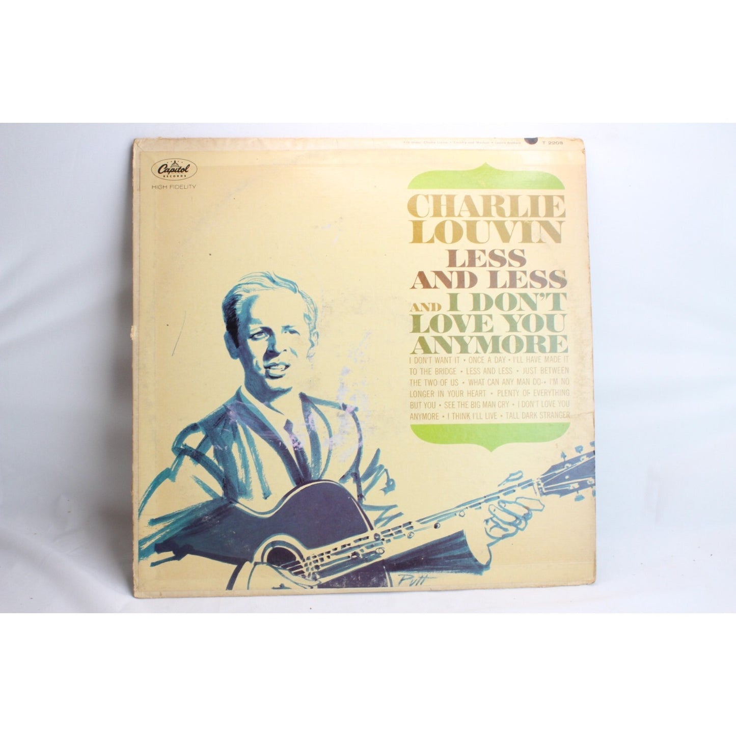 Charlie Louvin Less And Less And I Don't Love You Anymore Record Tested Used