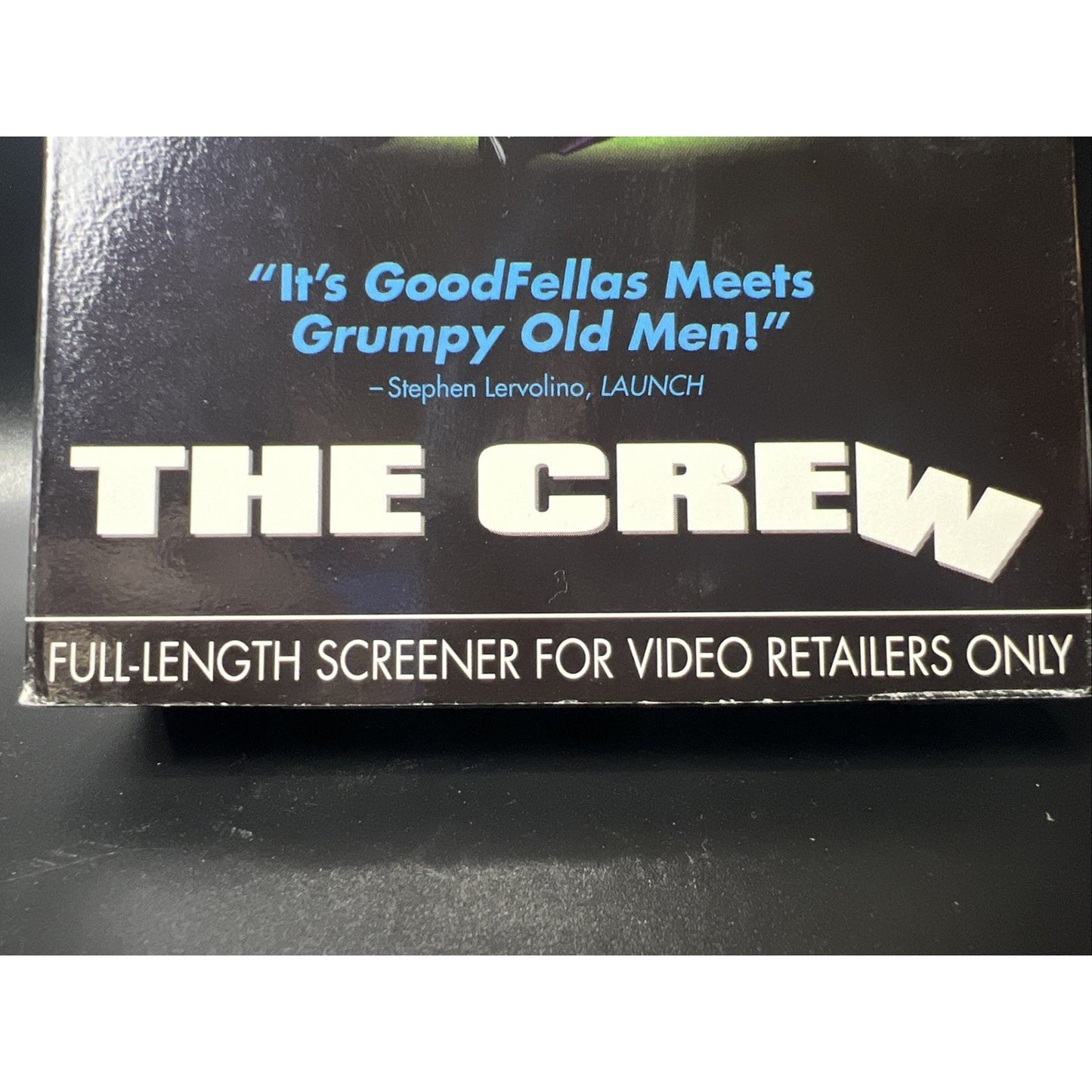 The Crew Demo Tape VHS Video Tape Movie Burt Reynolds Rare Full Length Screener
