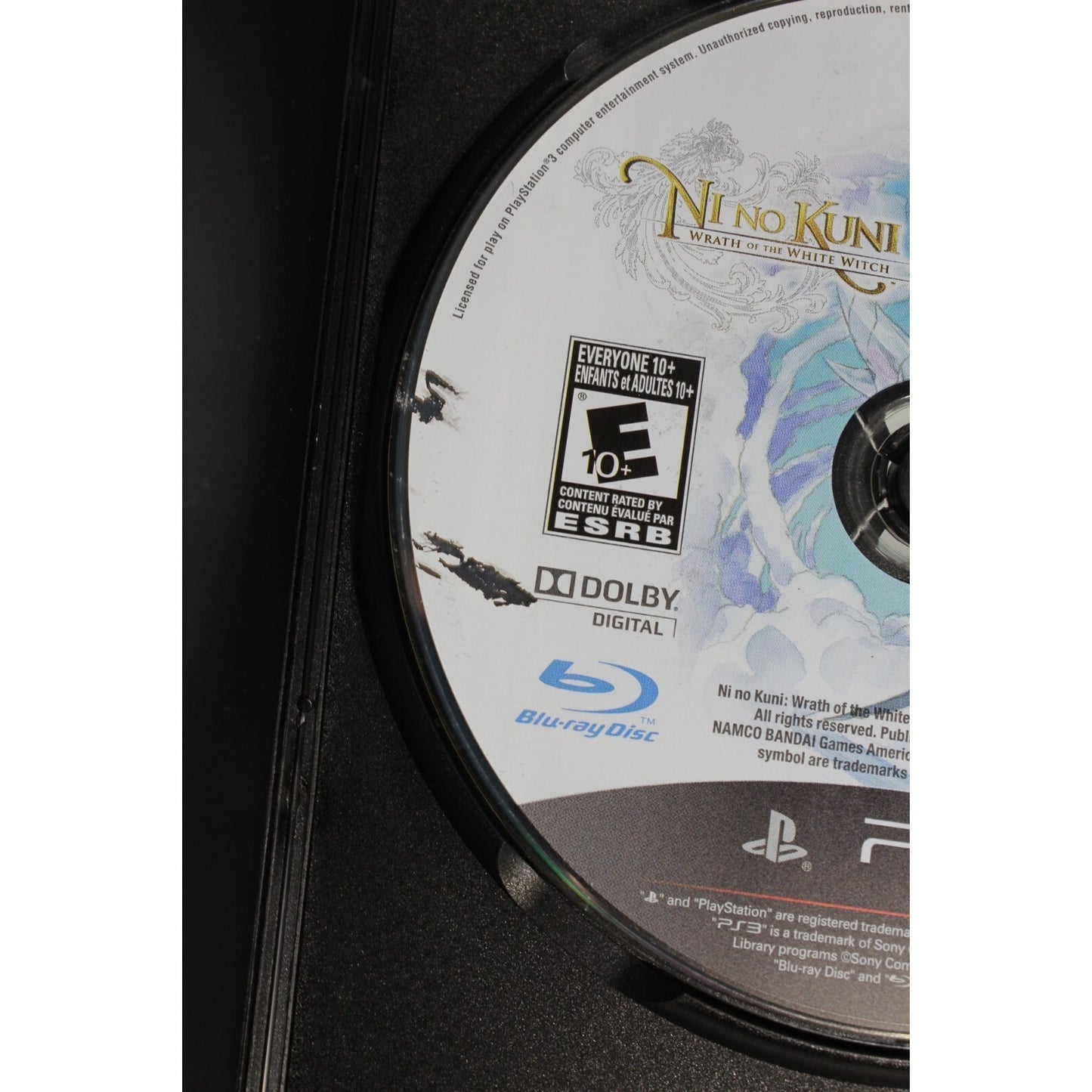 Ni No Kuni Wrath of the White Witch PS3 PlayStation 3 Used Tested Video Game RPG