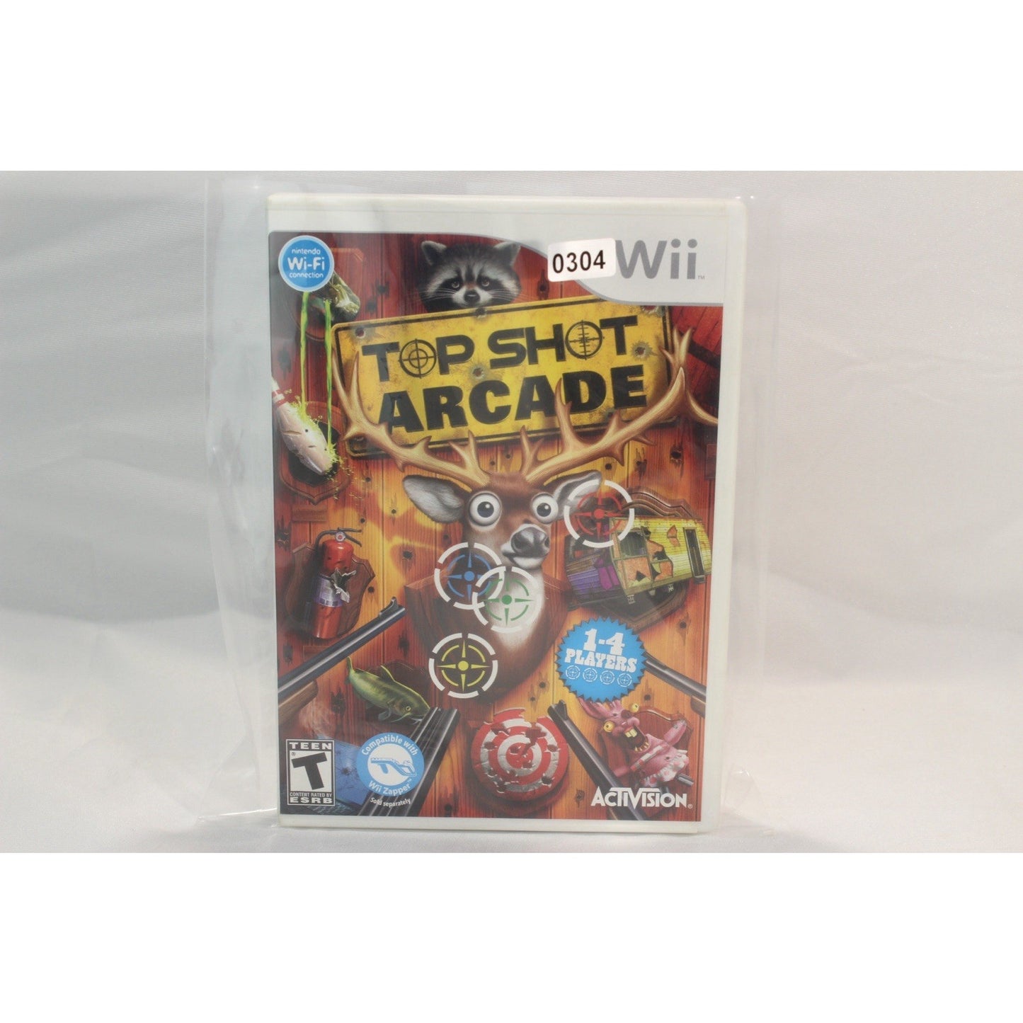 Top Shot Arcade Nintendo Wii Activision Video Game Tested