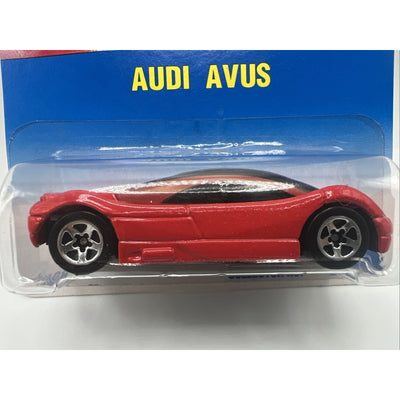 Hot Wheels 1992 Red Audi Avus 5 Spokes Collector 453 Die Cast Car Model
