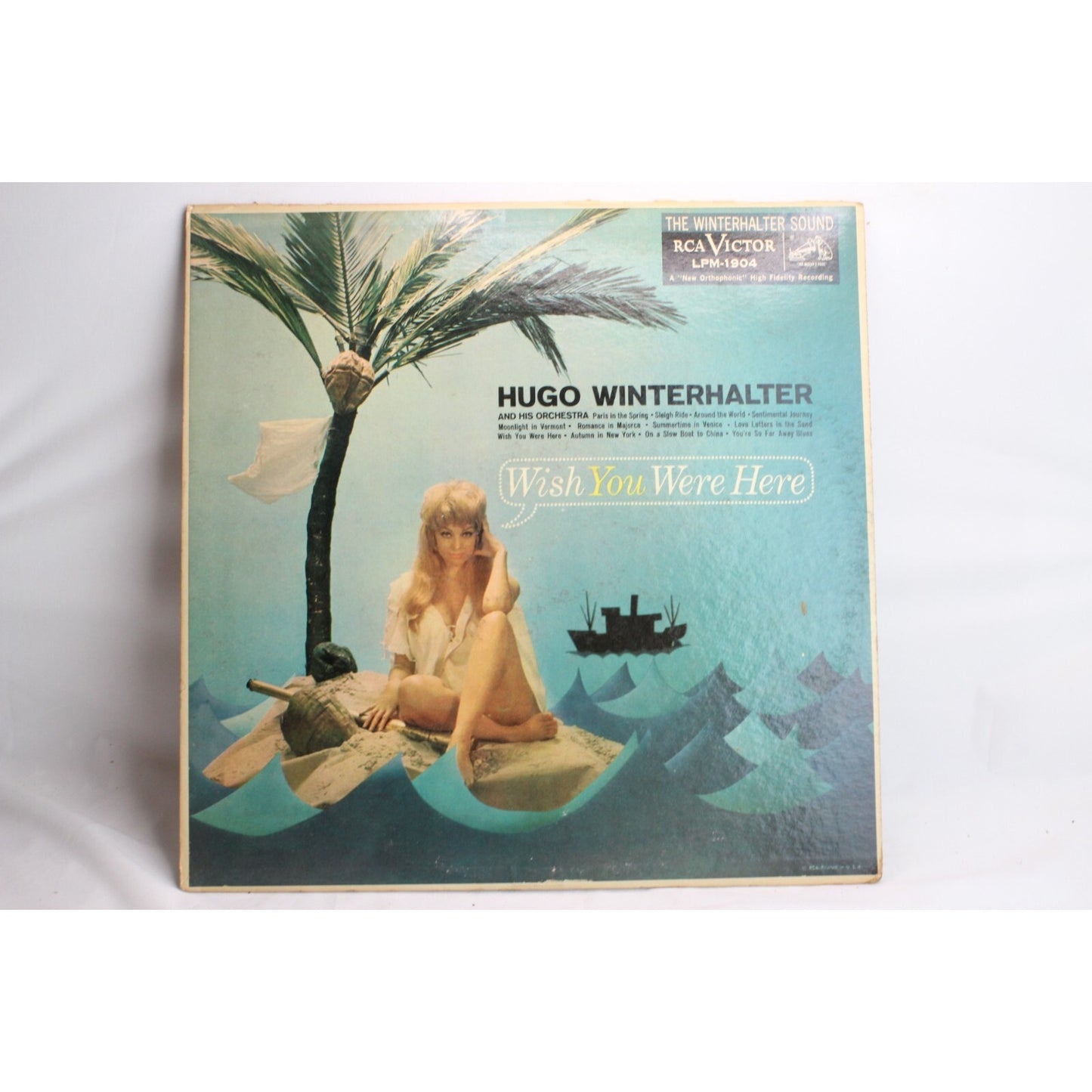 Hugo Winterhalter & His Orchestra Wish You Were Here Vinyl Record Tested Used