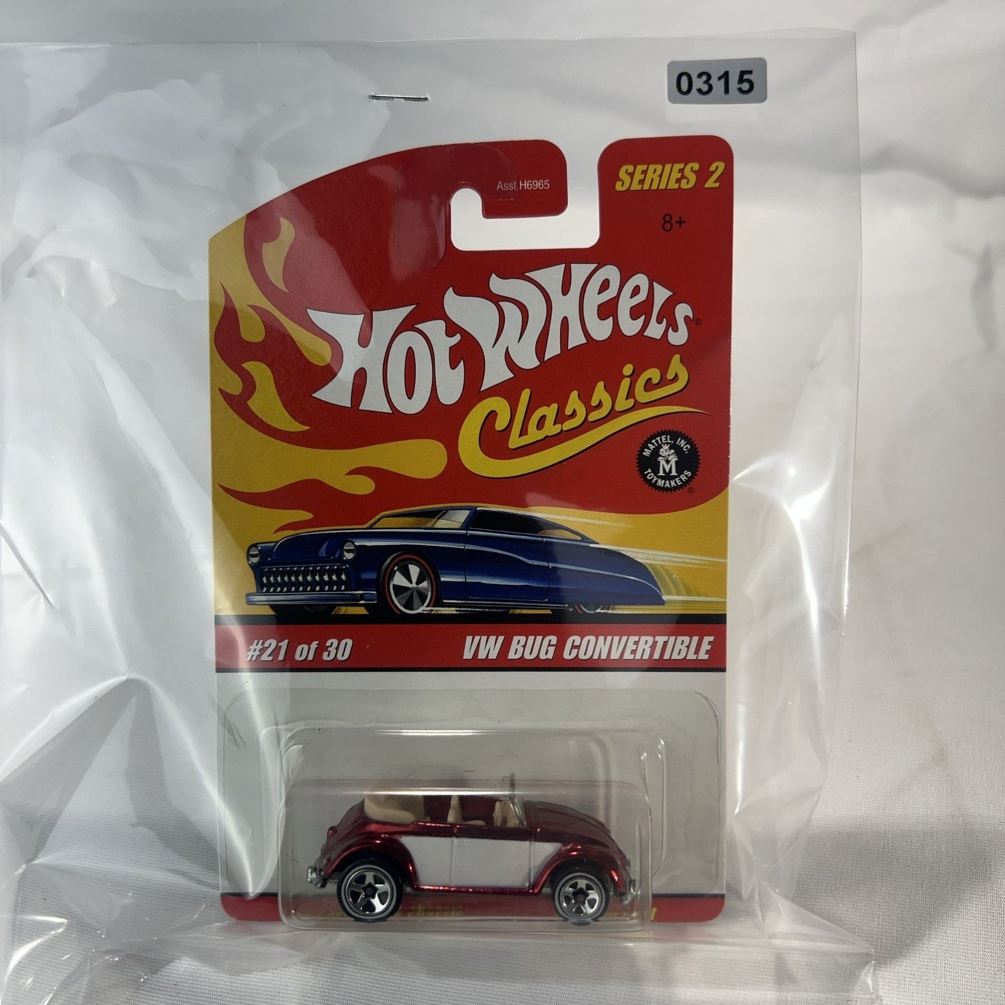 Hot Wheels Classics Series 2 VW Volkswagen Bug Convertible 21/30 Super Rare