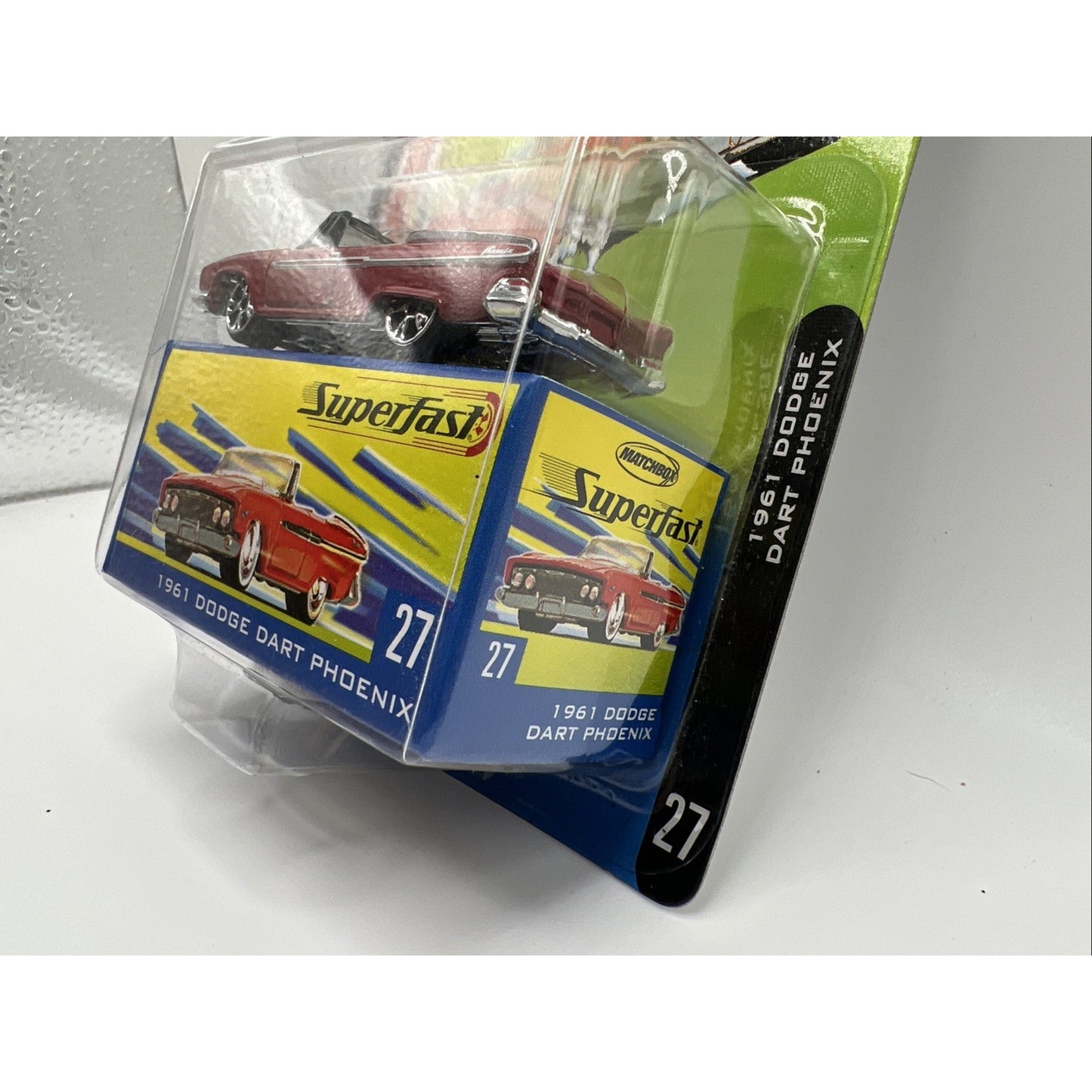 Matchbox Superfast 35th Anniversary #27 1961 Dodge Dart 1/64 Diecast Red Muscle