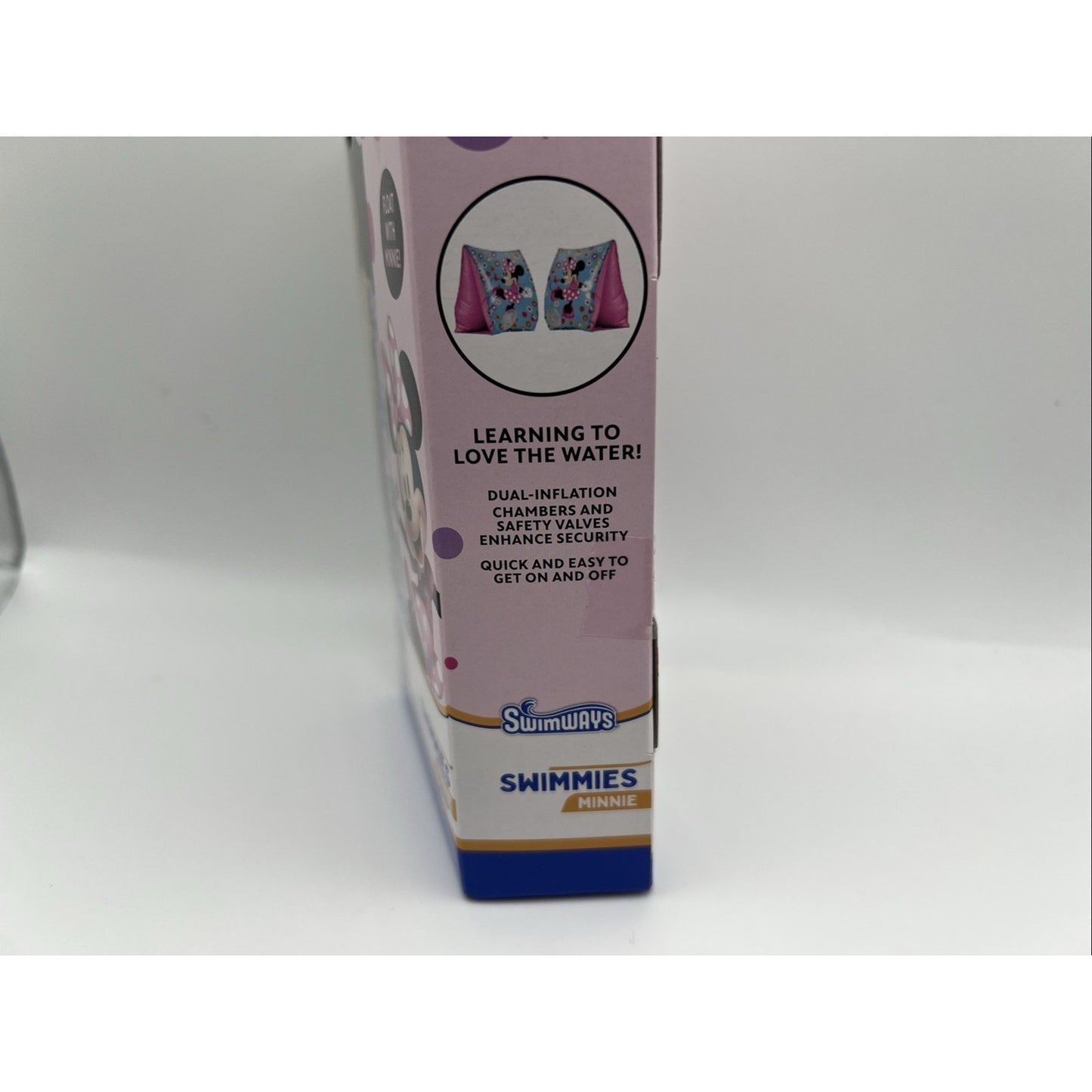 Swimways Disney Junior Minnie Floaties For Arms 3-5 Years New Pool Swim Help