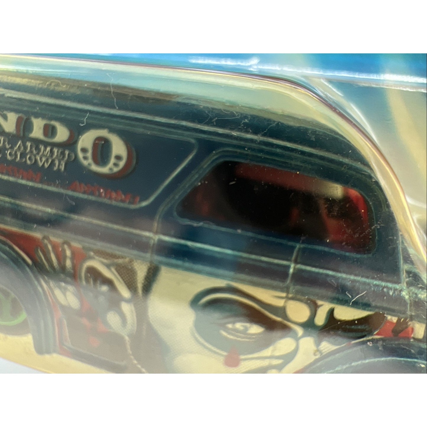 2003 Hot Wheels Crazed Clowns Steel Passion Blue 95 1995 Van Truck Diecast Clown