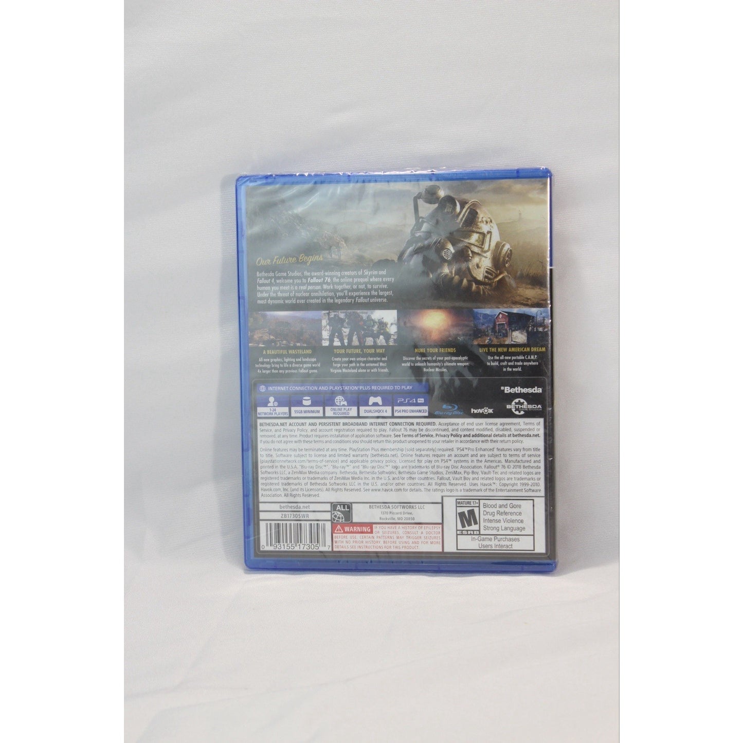 Fallout 76 PS4 Video Game Playstation 4 Brand New Sealed