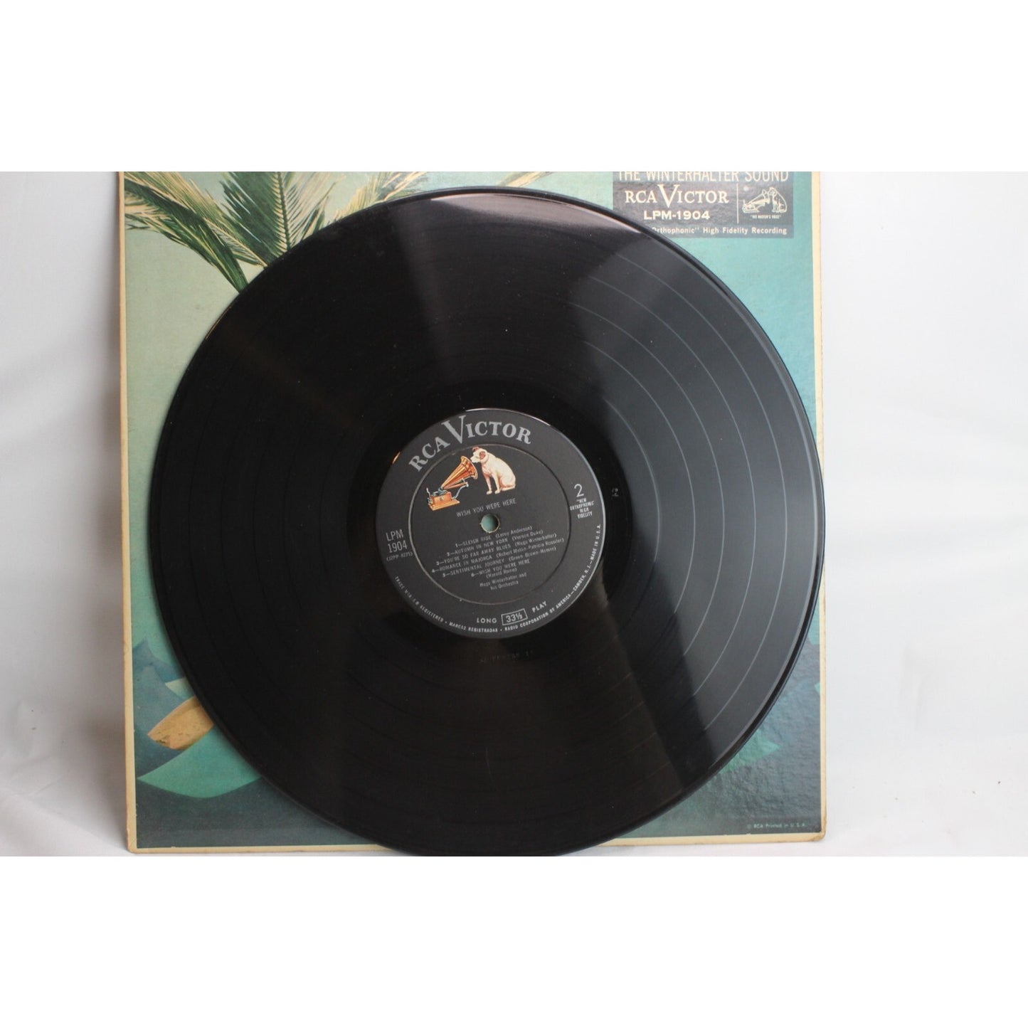 Hugo Winterhalter & His Orchestra Wish You Were Here Vinyl Record Tested Used