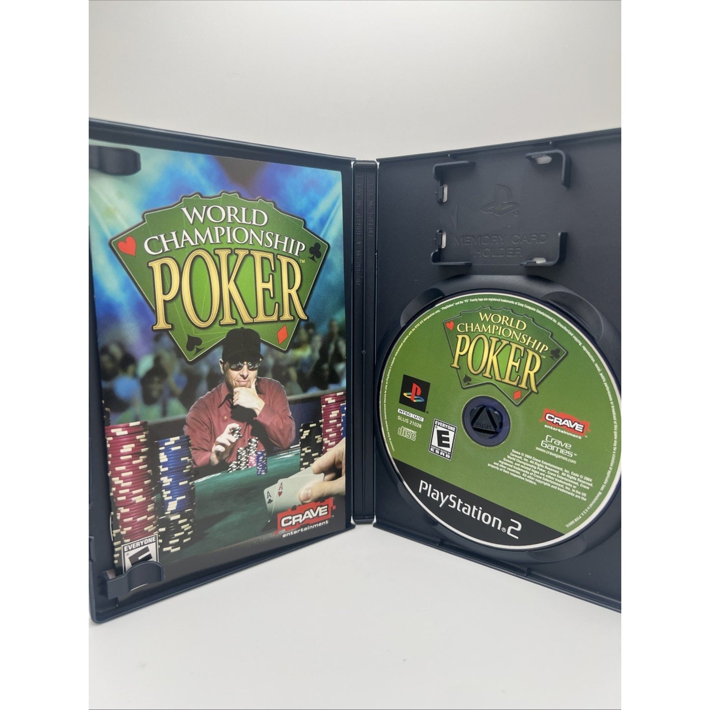 World Championship Poker (Sony PlayStation 2, 2004) PS2 Video Game With Manual