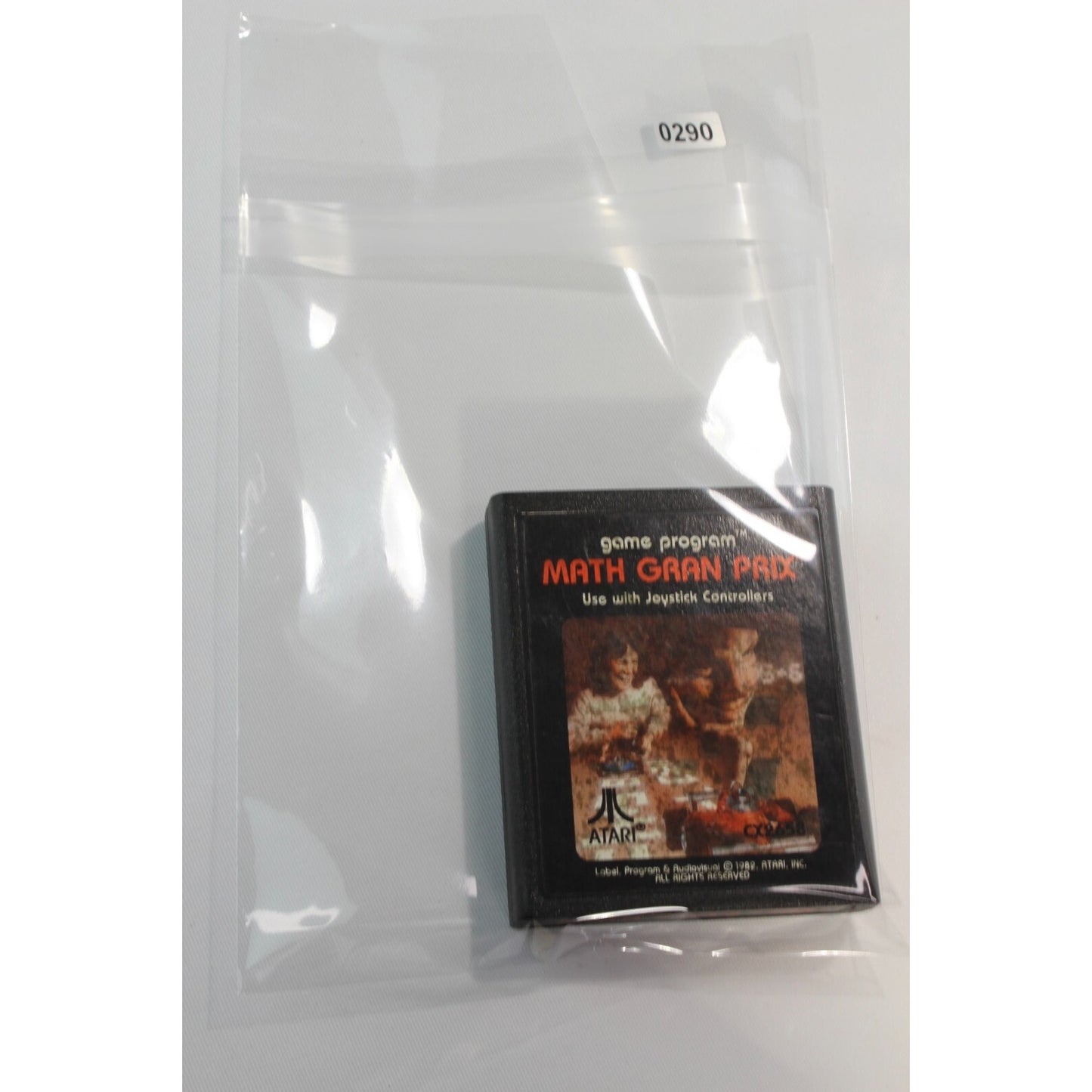 Math Gran Prix Atari 2600 Used Tested Video Game Educational Retro Classic