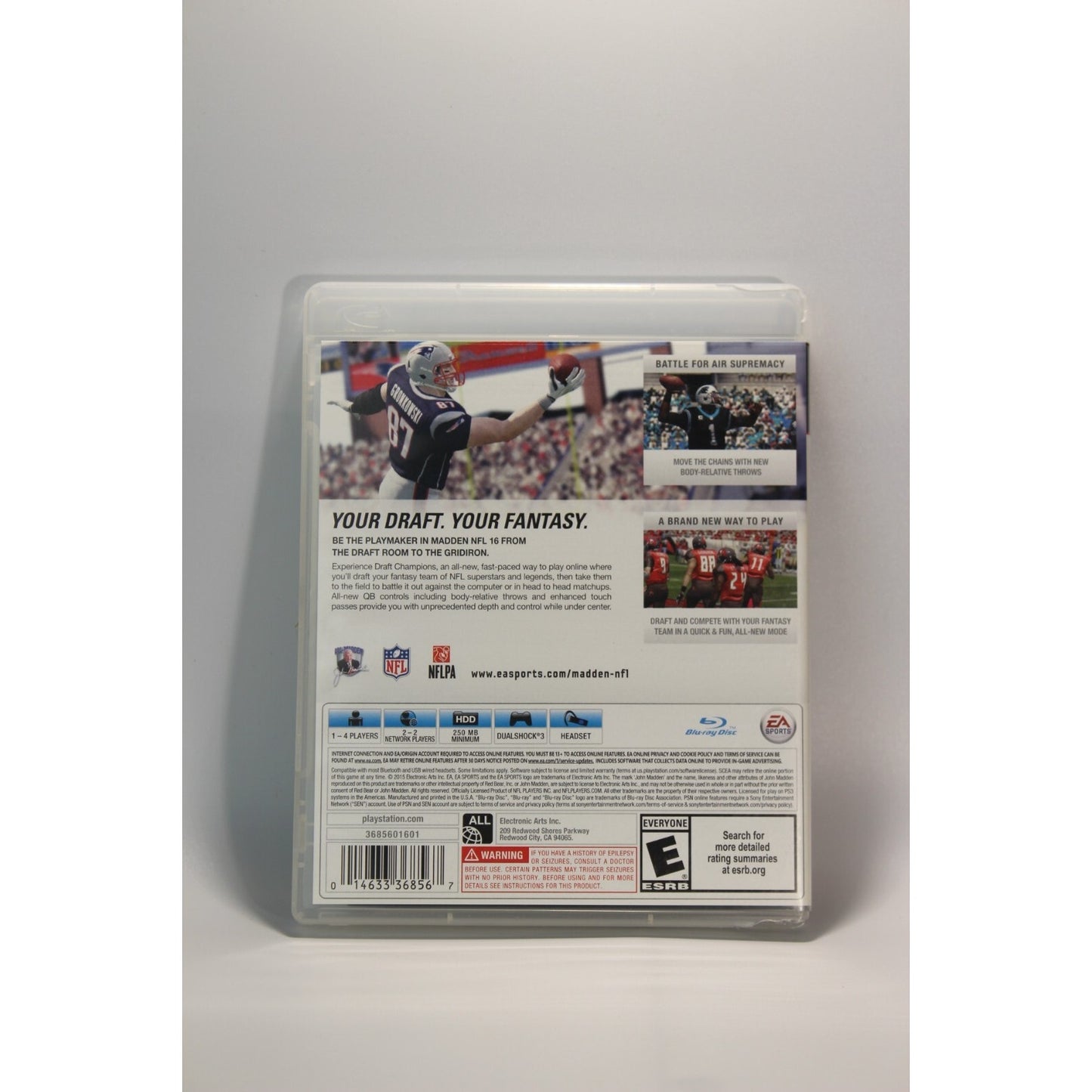 Madden NFL 16 PlayStation 3 PS3 Tested Video Game Used Football Sports Game