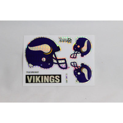 Prism Sticker 1993 NFL Vending Machine Minnesota Vikings Football Team New Old