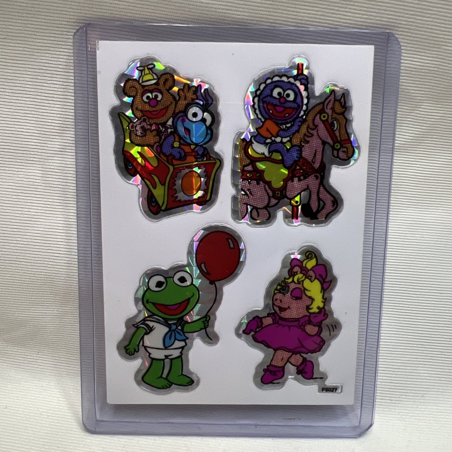 Vintage Vending Matching Prism Sticker Sesame Street Kodak Kermit The Frog Piggy