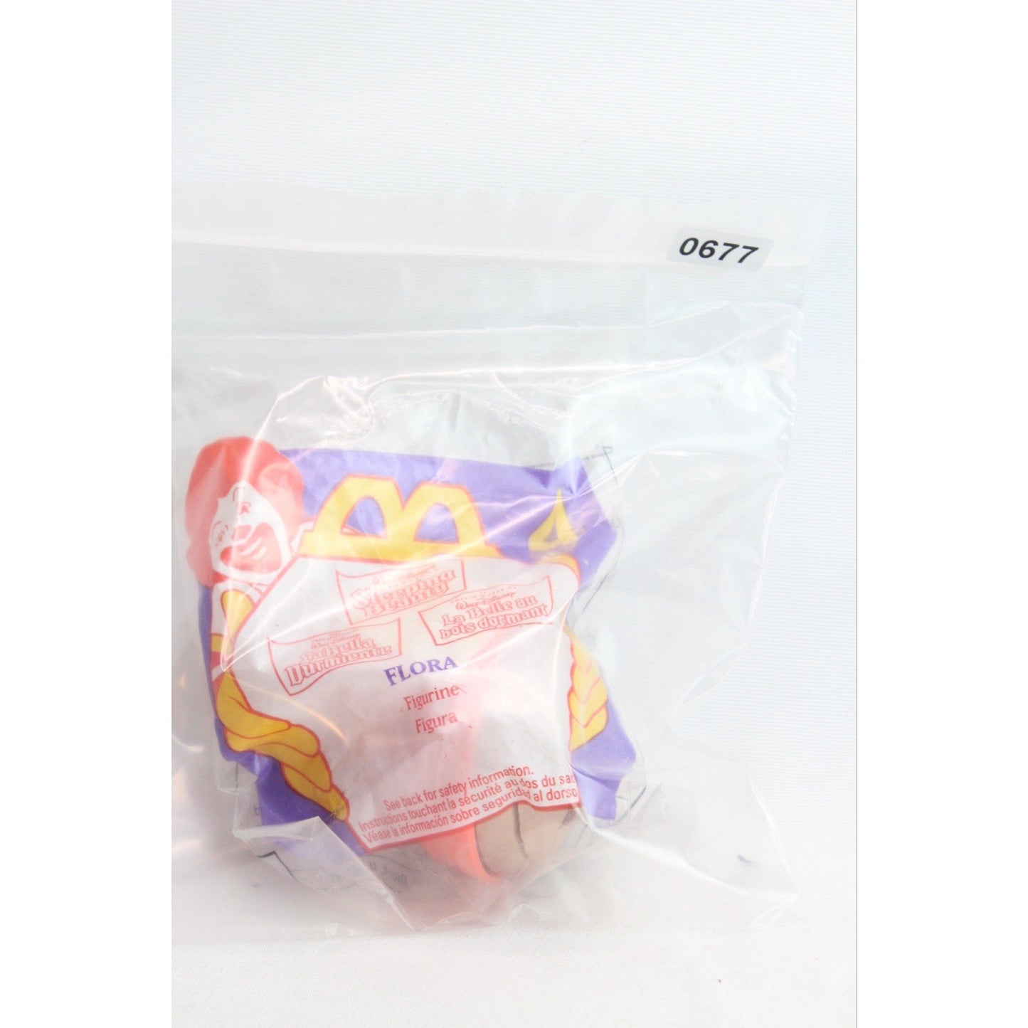 Disney Sleeping Beauty Flora Figure Brand New Sealed McDonald’s Happy Meal Toy 4