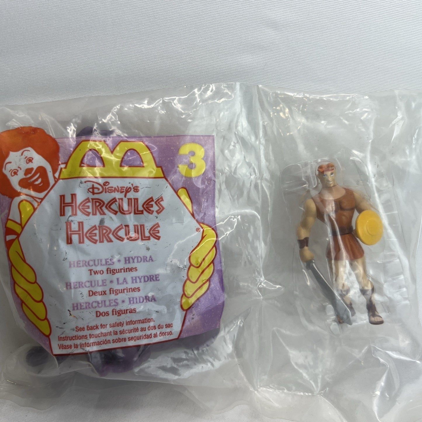 Vintage McDonald’s Happy Meal Toy Disney's Hercules Hydra Figures New Sealed