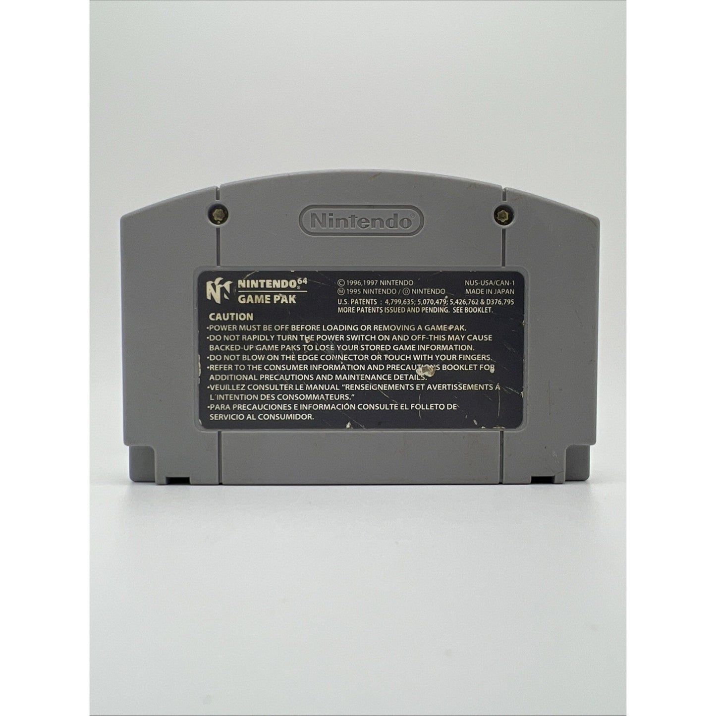 WCW Mayhem Nintendo 64 1999 Authentic N64 Wrestling Video Game Used WWF WWE