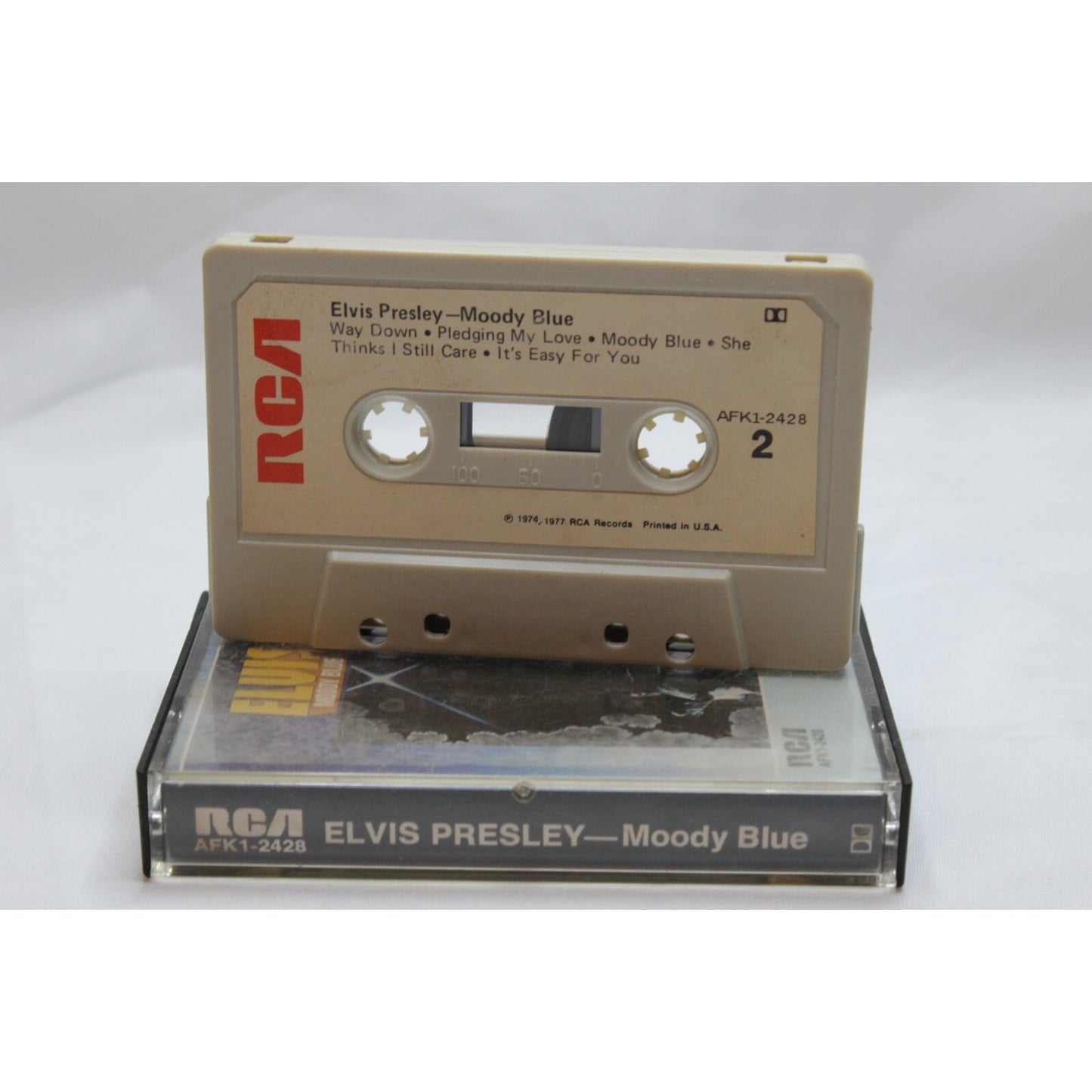 Elvis Presley Moody Blue Cassette Tape Tested Music Used