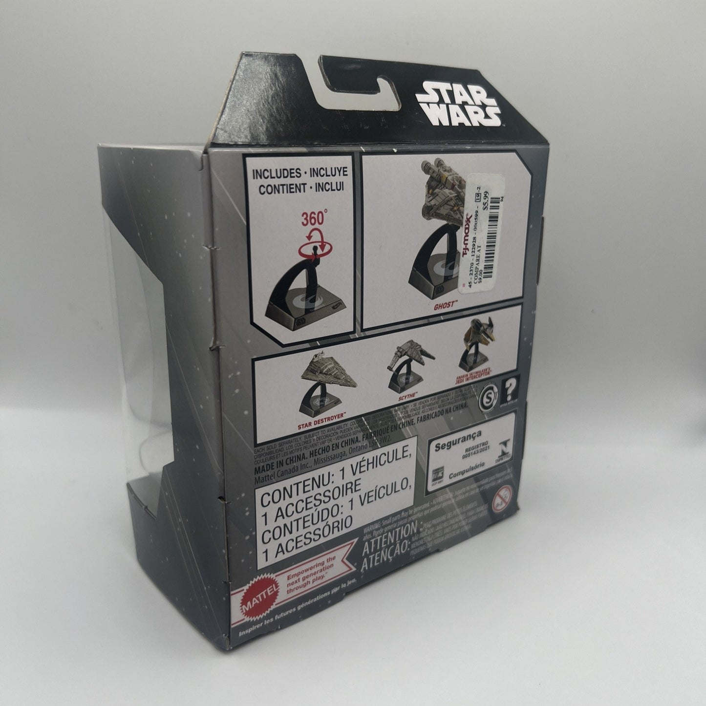 Star Wars Hot Wheels Starships Select Ghost #21 Rebels Chase Variant Blue Battle