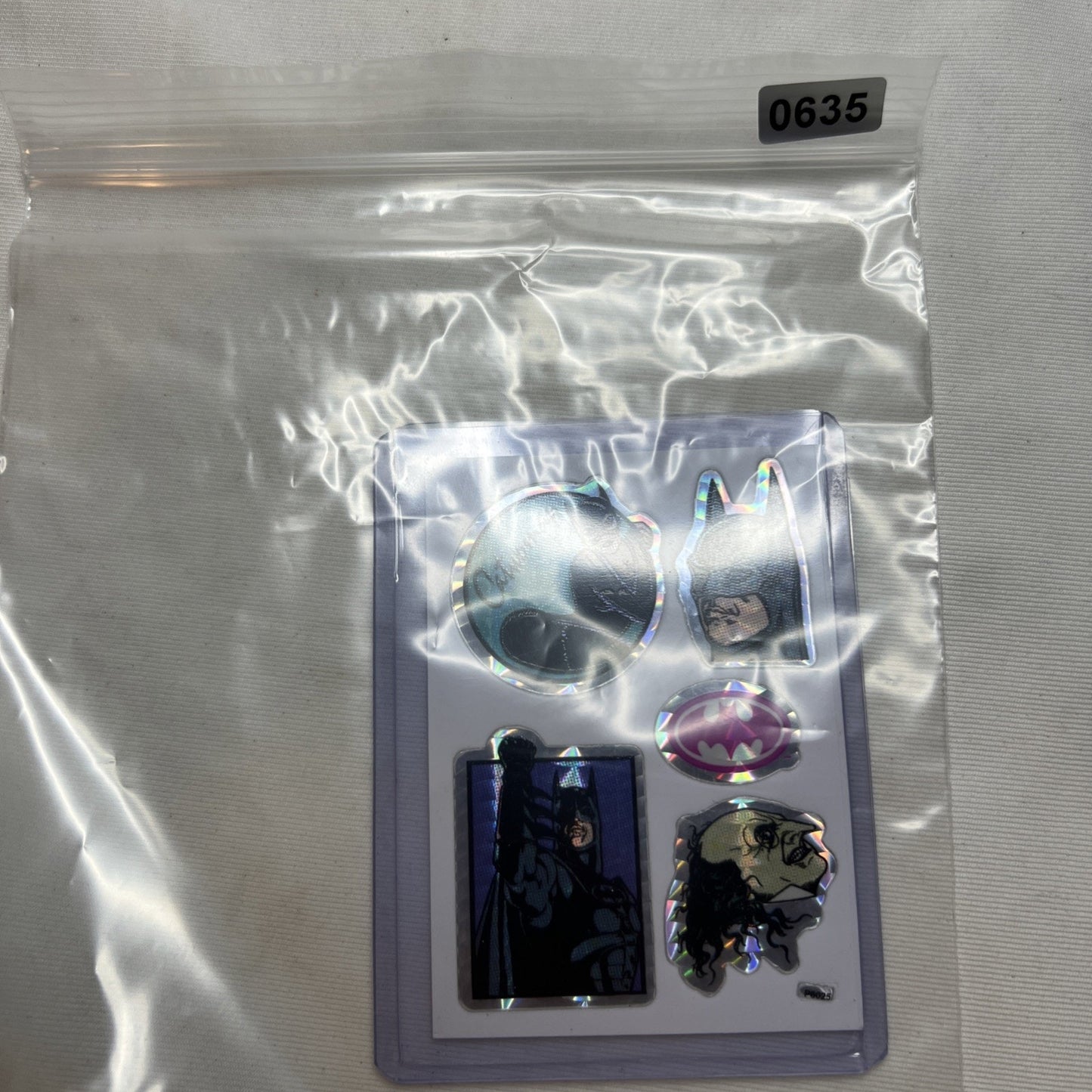 1990's DC Comics Batman Vending Machine Die-cut Prism Sticker Car Woman Penguin