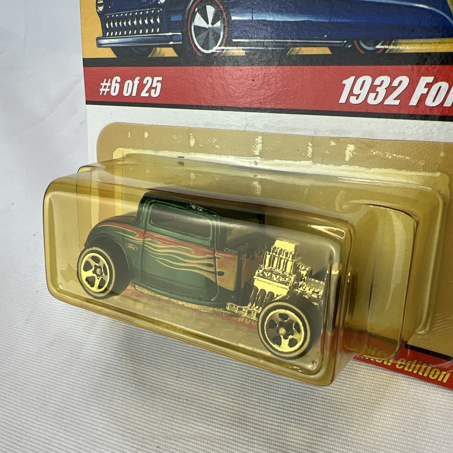 Hot Wheels Classics Series 1 1932 Ford Blue H7071 Rare Hot Rod New