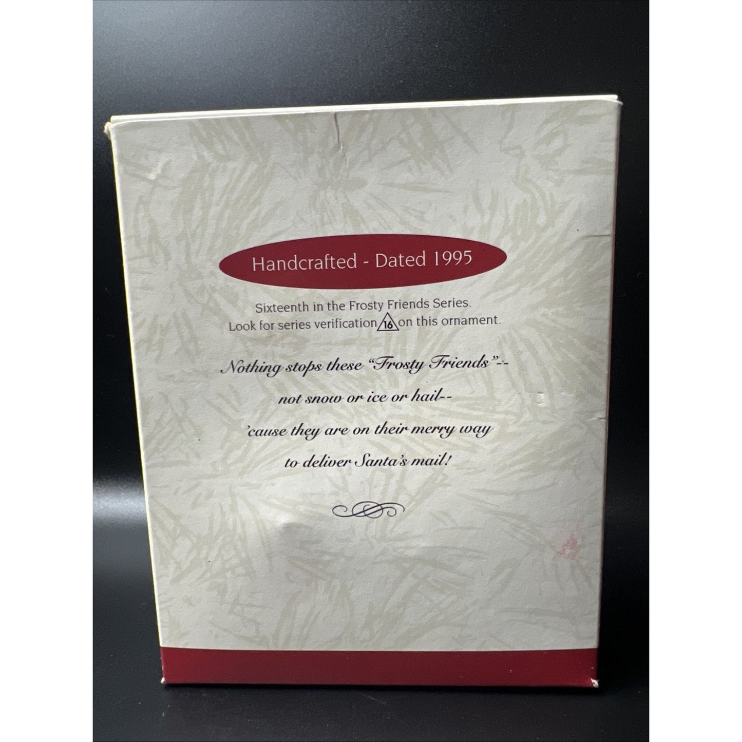 Adorable Hallmark Keepsake Frosty Friends 1995 Eskimo And Penguin #16 Vintage