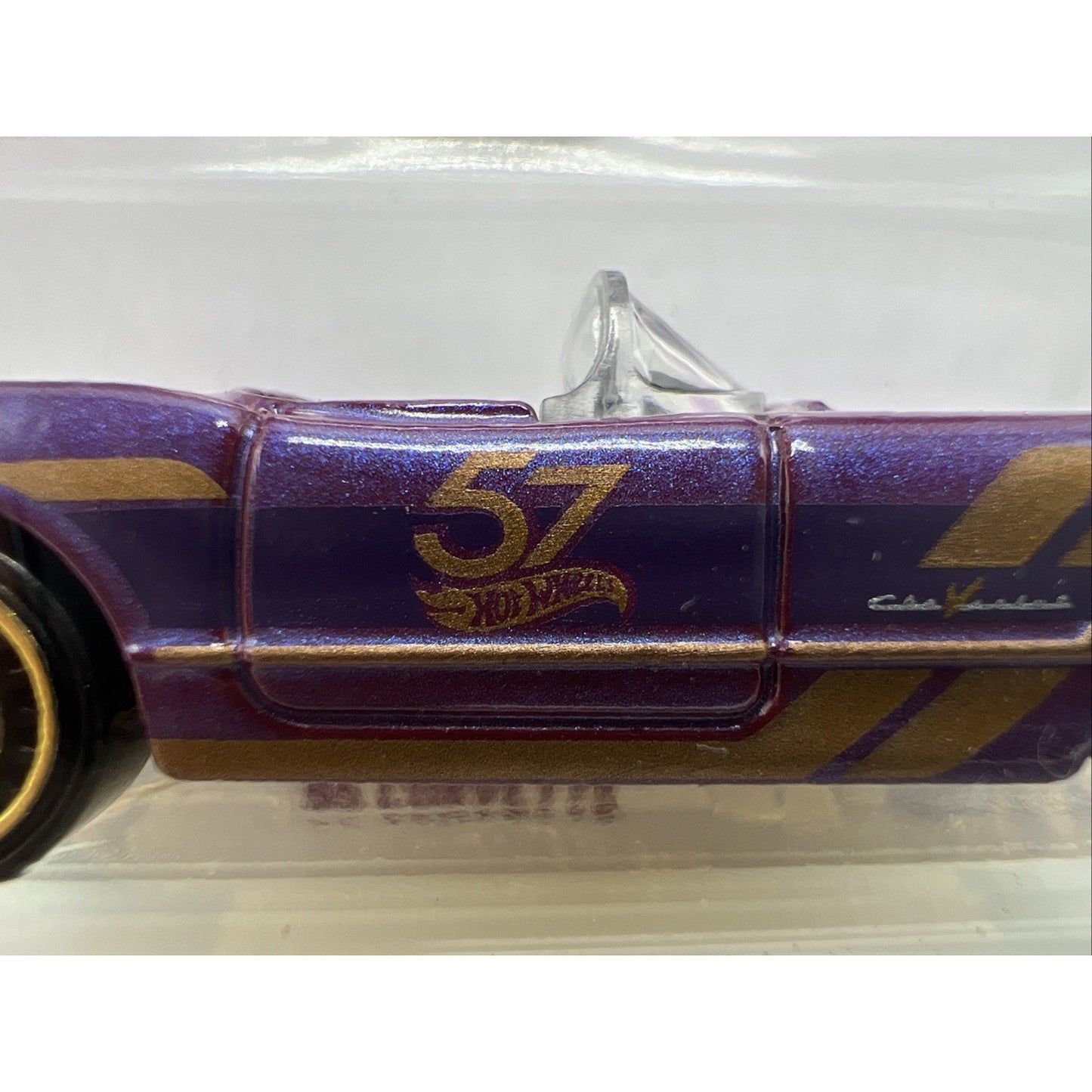 Hot Wheels '55 Corvette Purple #4 4/6 2025 Pearl Chrome 57th Anniversary Gold