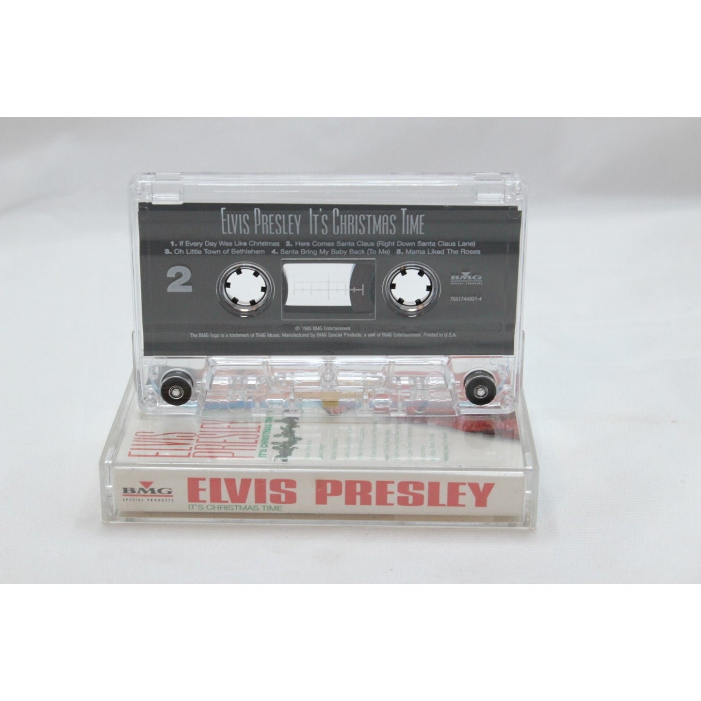 Elvis Presley It's Christmas Time Cassette Tape Tested Music Used