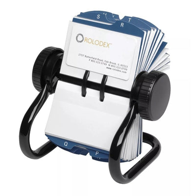 Rolodex Rotary Business Card Organizer Holder 400 Cards with A-Z Index Tabs New