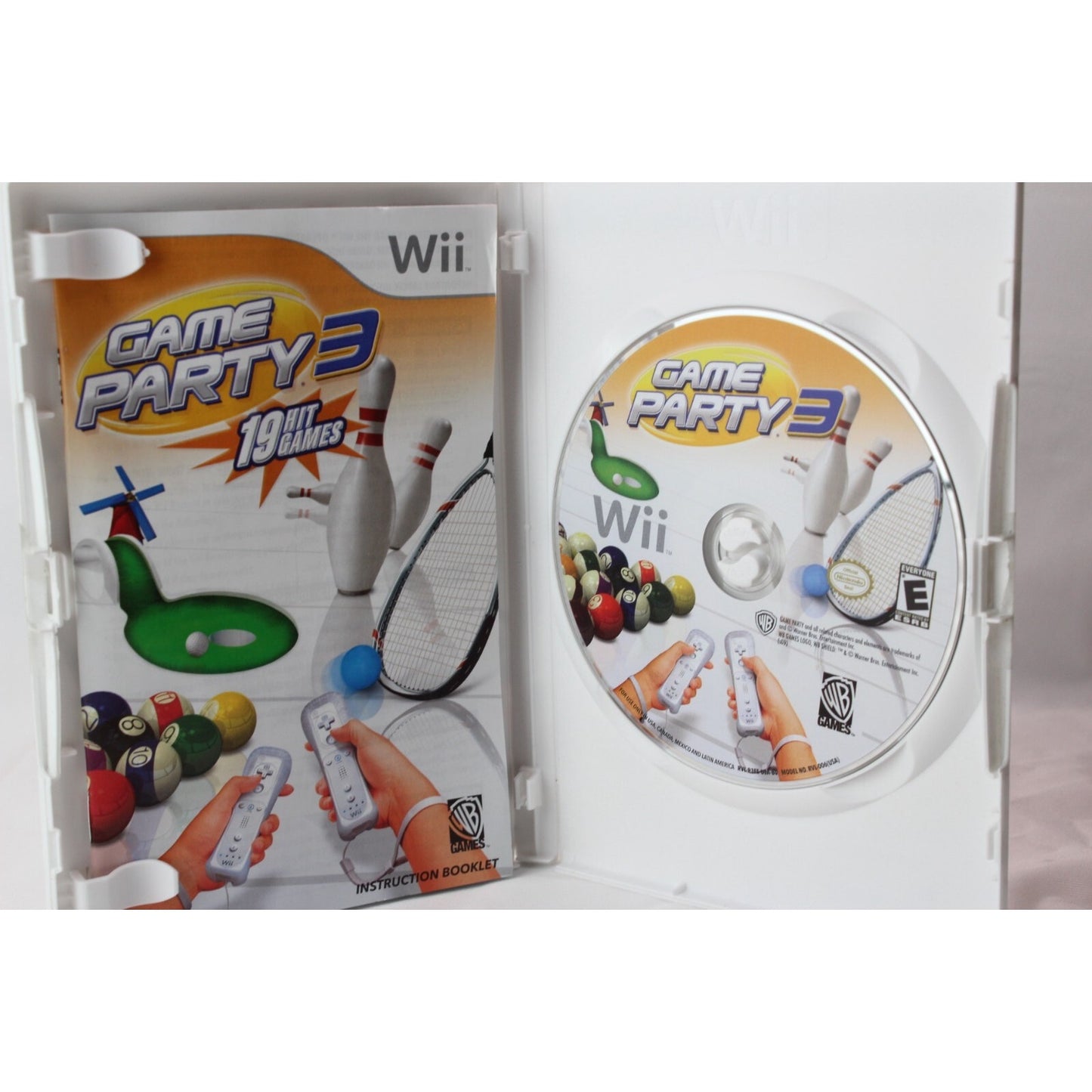 Game Party 3 Nintendo Wii Tested Video Game Used