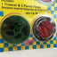 Trov 1 Trouncer And 5 Playing Pieces Pogs Vintage 1994 Game Green T Paw Prism