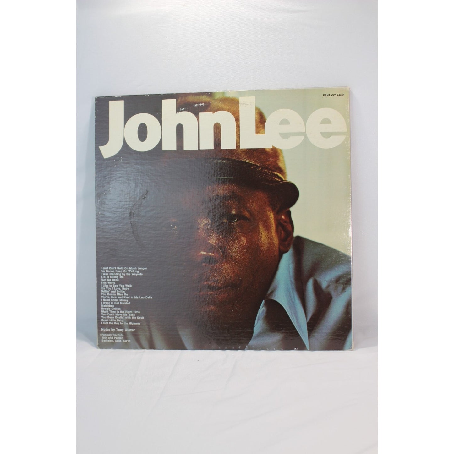 John Lee Hooker Self-Titled Record Audio Tested Video Music Album Used