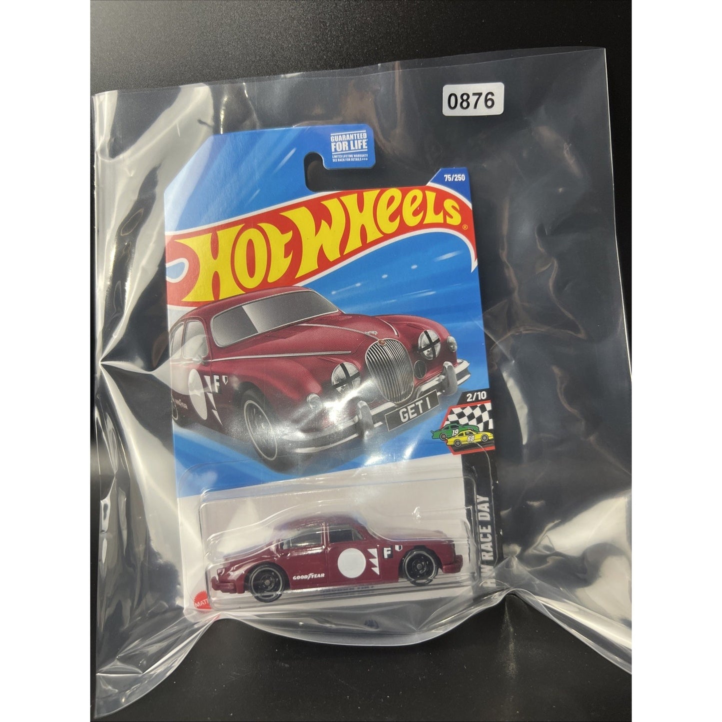 2025 Hot Wheels JAGUAR MK1 Maroon HW Race Day Series Case C New Release Red