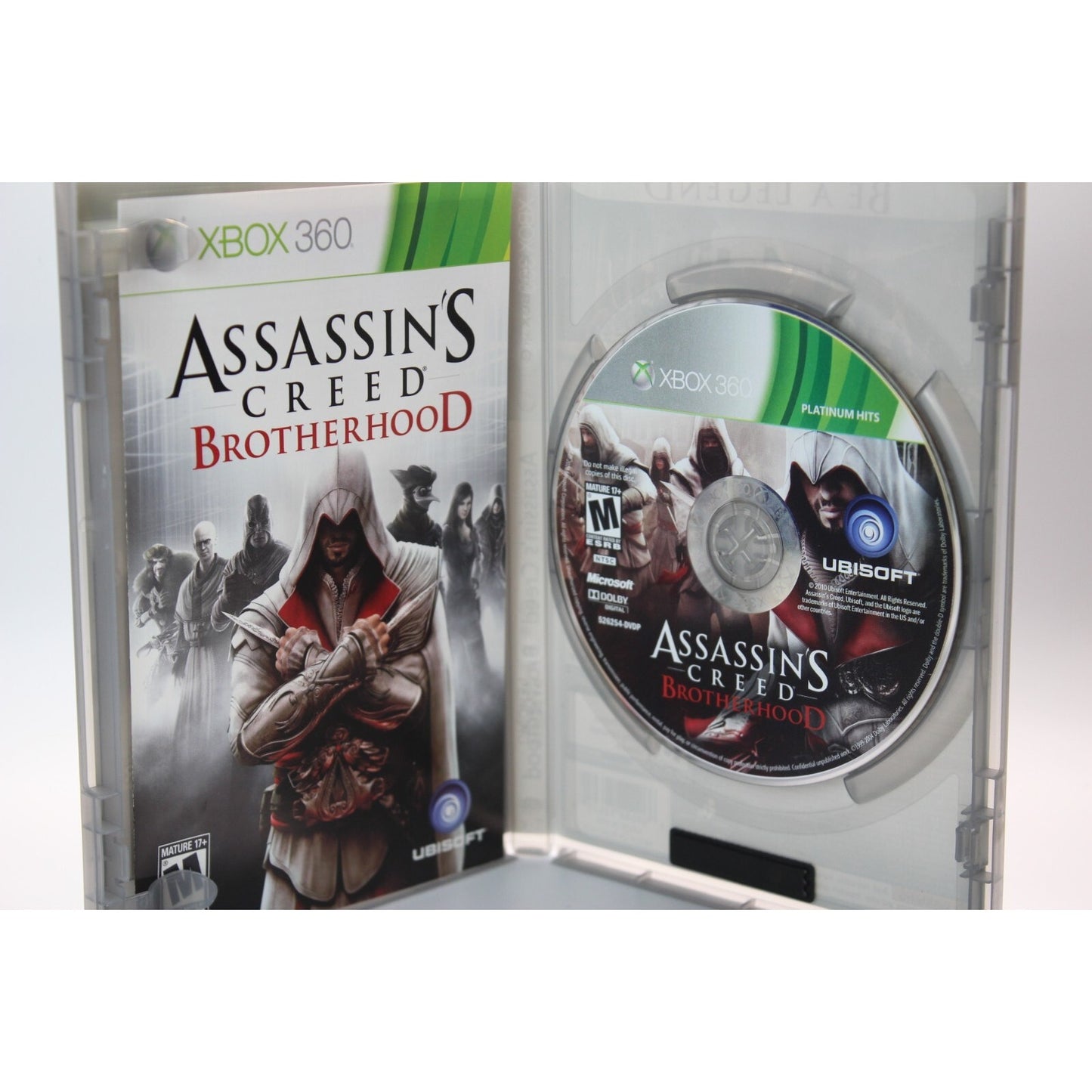 Assassin's Creed Brotherhood Xbox 360 Platinum Hits AC Tested Video Game Used