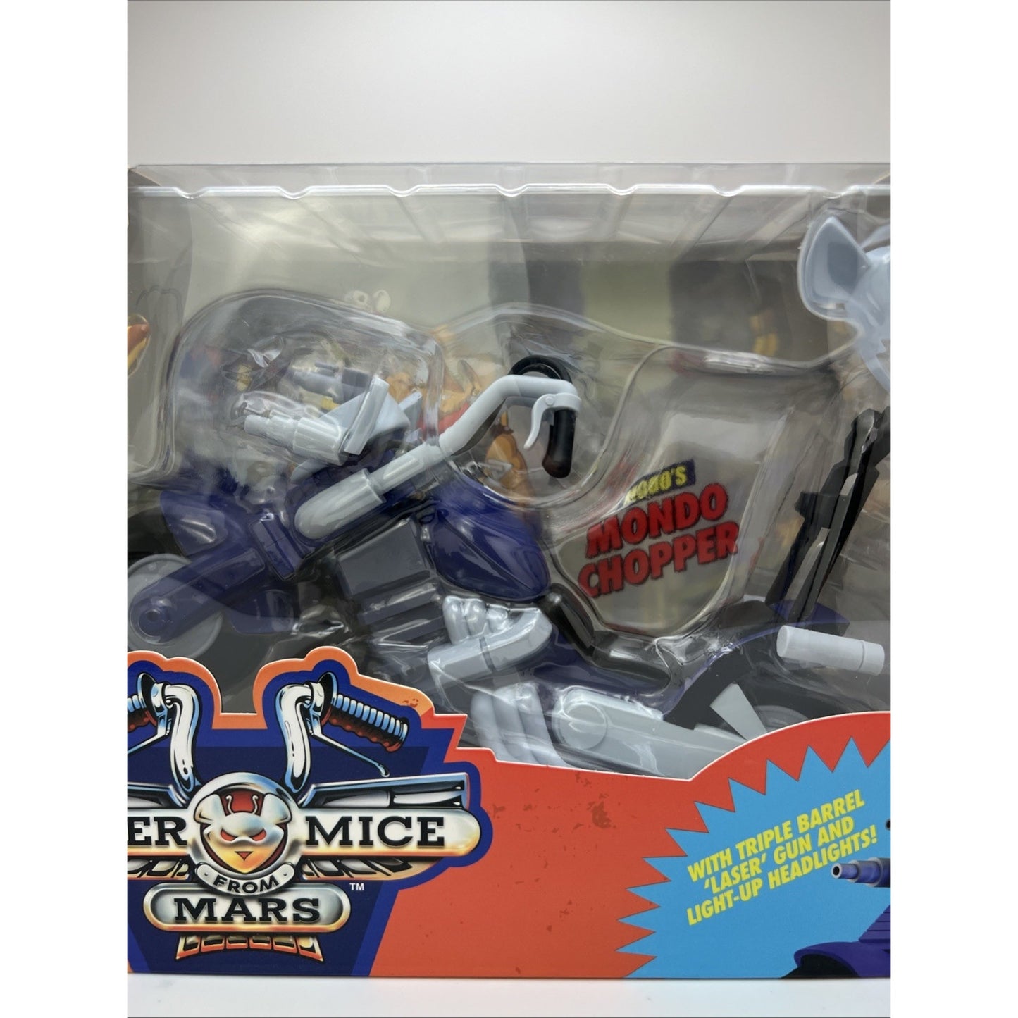 Nacelle Biker Mice From Mars Mondo Chopper Bike Set New Rare Sealed In Box Toy
